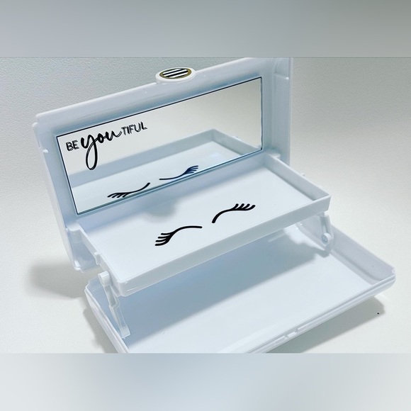 Personalized self care make up kits with your choice of affirmation on mirror - Picture 3 of 5